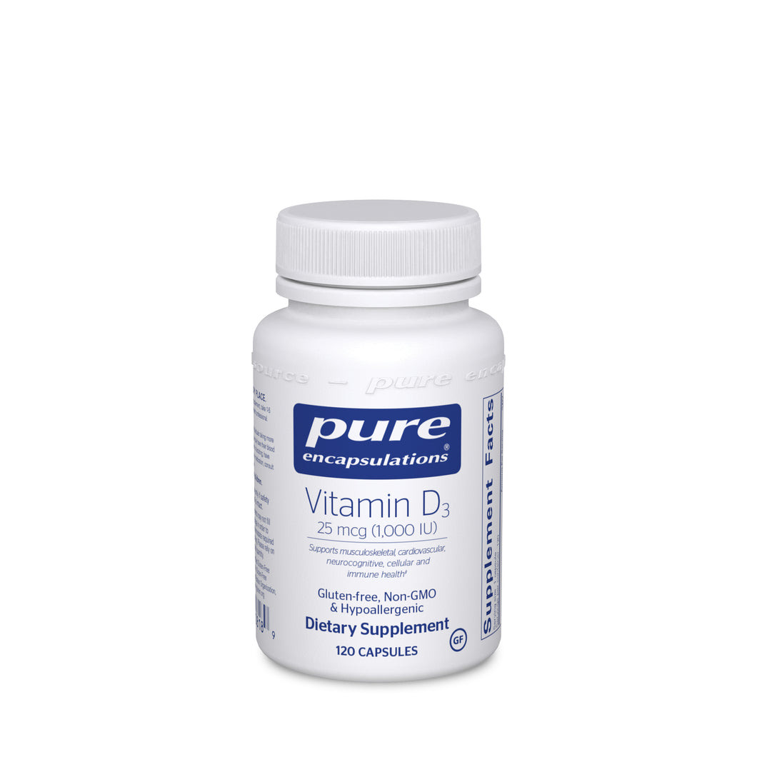 Vitamin D3 25 mcg (1,000 IU) 120's