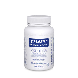 Vitamin D3 25 mcg (1,000 IU) 250's